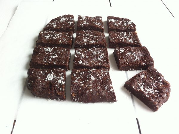 Raw brownies