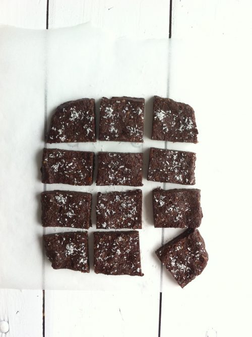 raw brownies