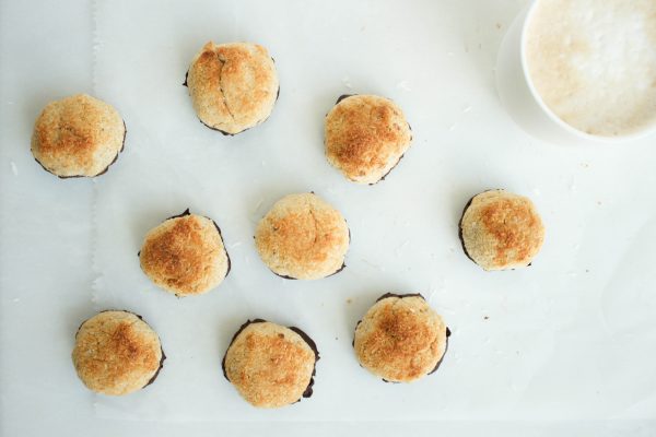 kokosbonbons/kokosballen met chocolade