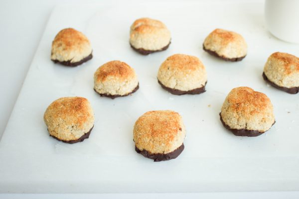 kokosbonbons/kokosballen met chocolade