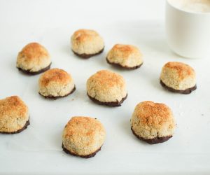 kokosbonbons/kokosballen met chocolade