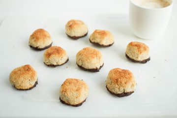 kokosbonbons/kokosballen met chocolade