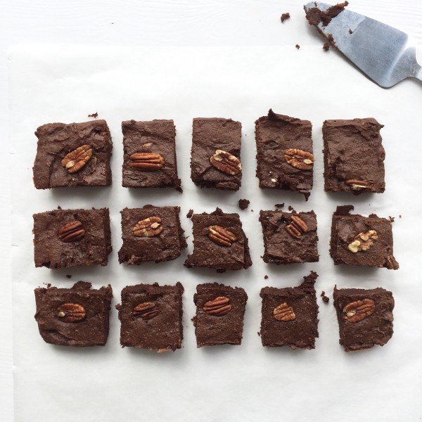 glutenvrije avocado brownies