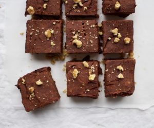 zoete aardappel brownies