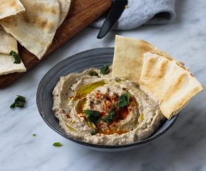 Baba ganoush aubergine dip