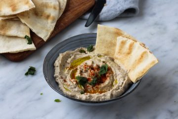 Baba ganoush aubergine dip