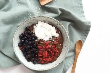 chocolade avocado snoothie bowl