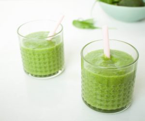 groene smoothie avocado sinaasappel