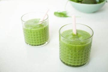 groene smoothie avocado sinaasappel