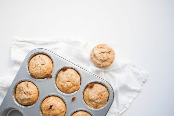 spelt-bananenmuffins