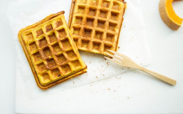 Ontbijten met wafels