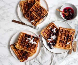 6x ontbijten met gezonde wafels