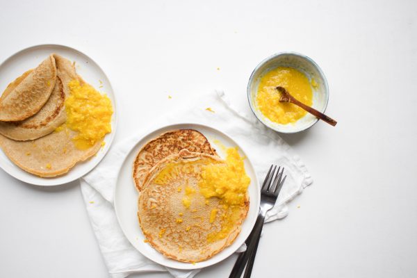 spelt pannenkoekjes sinaasappel