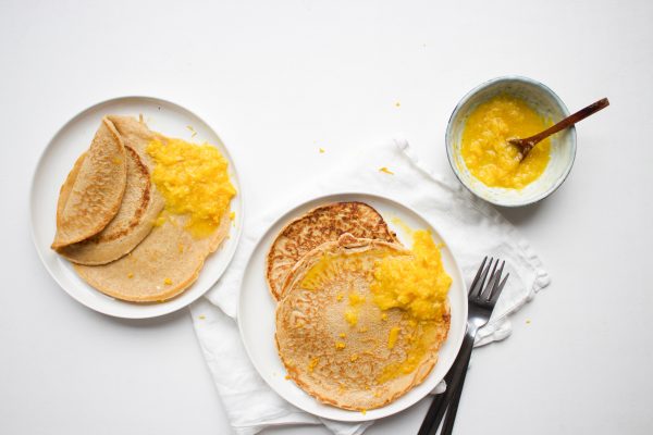 spelt pannenkoekjes sinaasappel