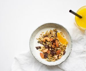 Sinaasappel granola