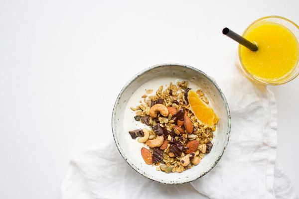 Sinaasappel granola