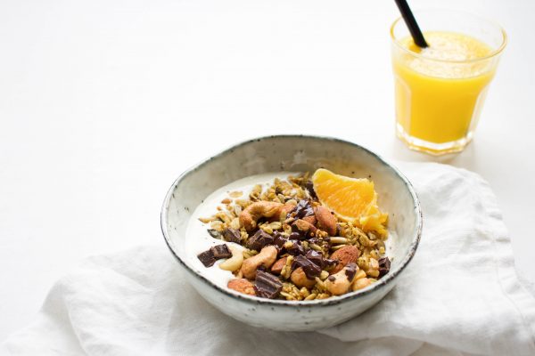 Sinaasappel granola