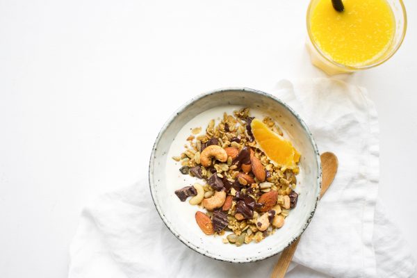 Sinaasappel granola