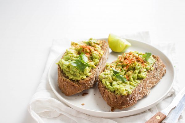 Smashed avocado