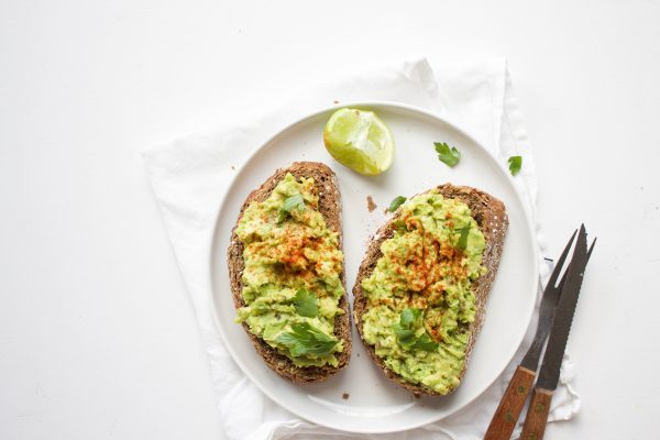 Smashed avocado