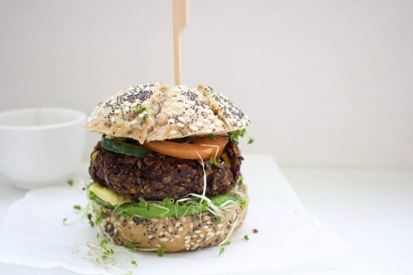 vegan zwarte bonen burgers 