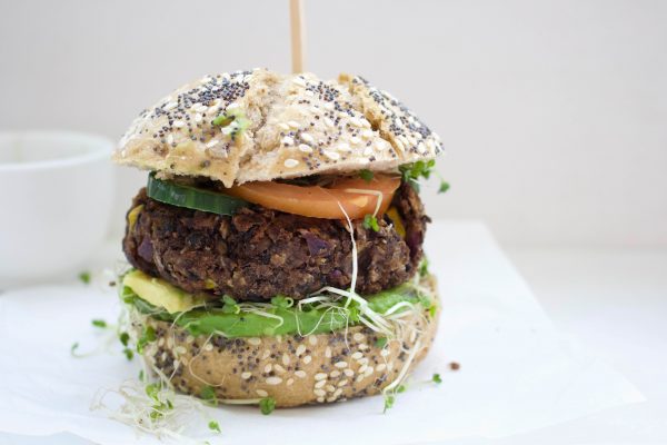 vegan zwarte bonen burgers 