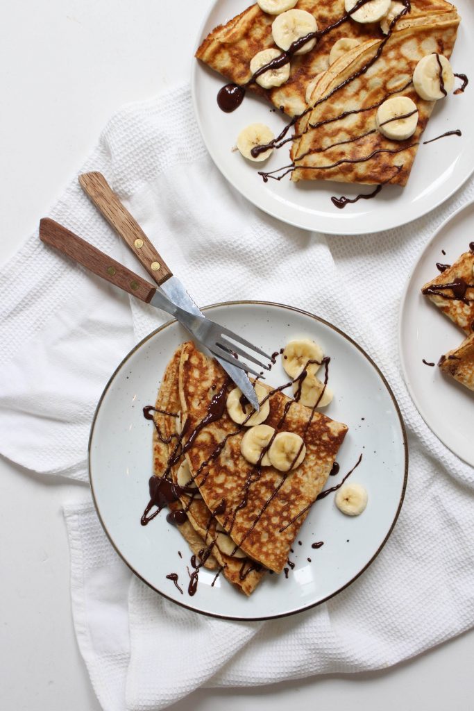 Crêpes banaan chocola