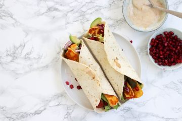 Wrap halloumi