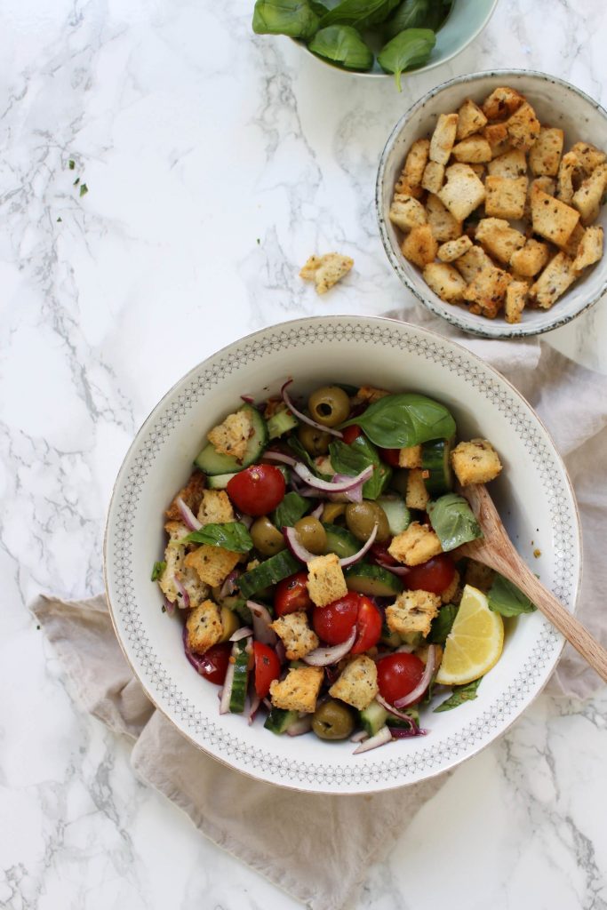 Panzanella brood salade