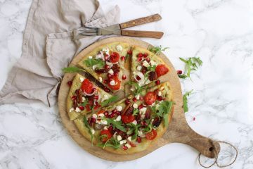 pizza bianca geitenkaas