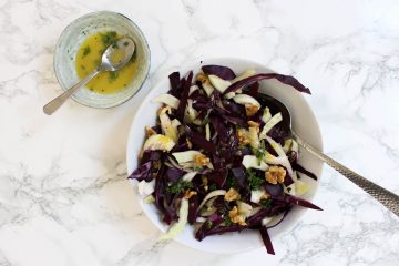 Koolsalade tahin-citroen dressing