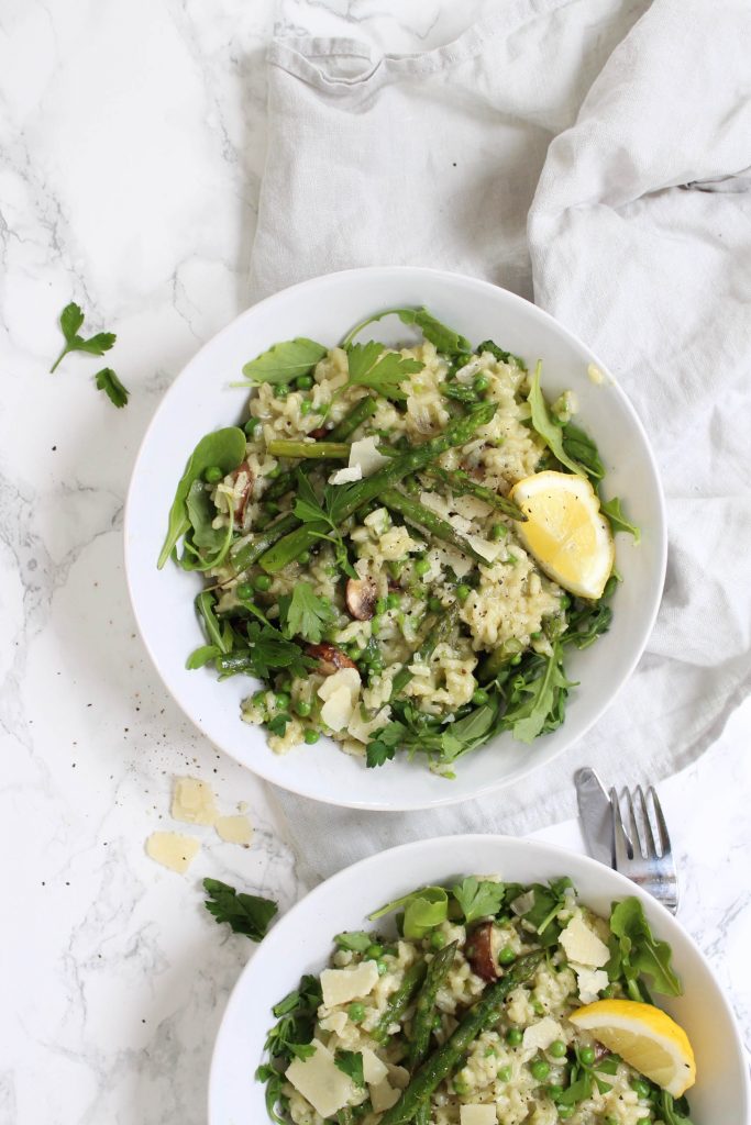 groene lente risotto aspergers