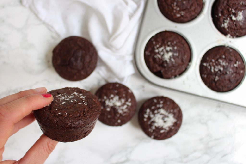 Chocolade-haver muffins