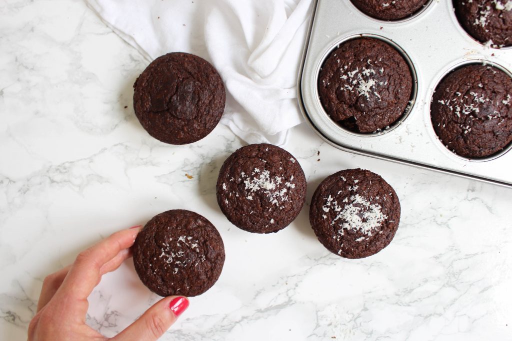 Chocolade-haver muffins