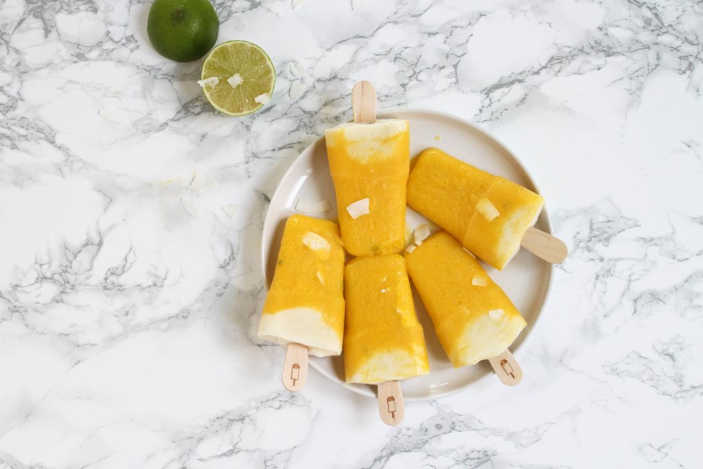 mango-limoen-kokos ijsjes
