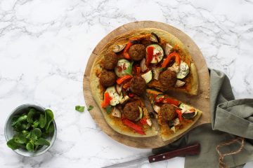 Pizza falafel