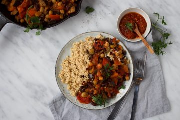 Bonenstoof met Harissa, Ras el Hanout en couscous