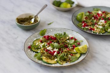 Courgette carpaccio met feta