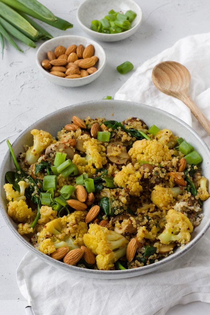 quinoa salade bloemkool