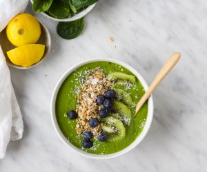 Green smoothie bowl