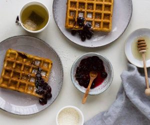 gezonde wafels banaan