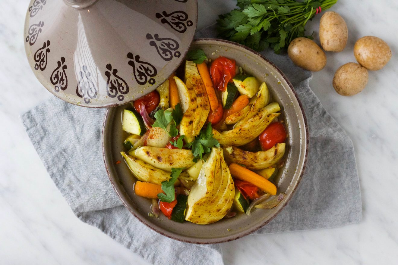 Tajine met aardappel, venkel en ras el hanout Feelgoodbyfood