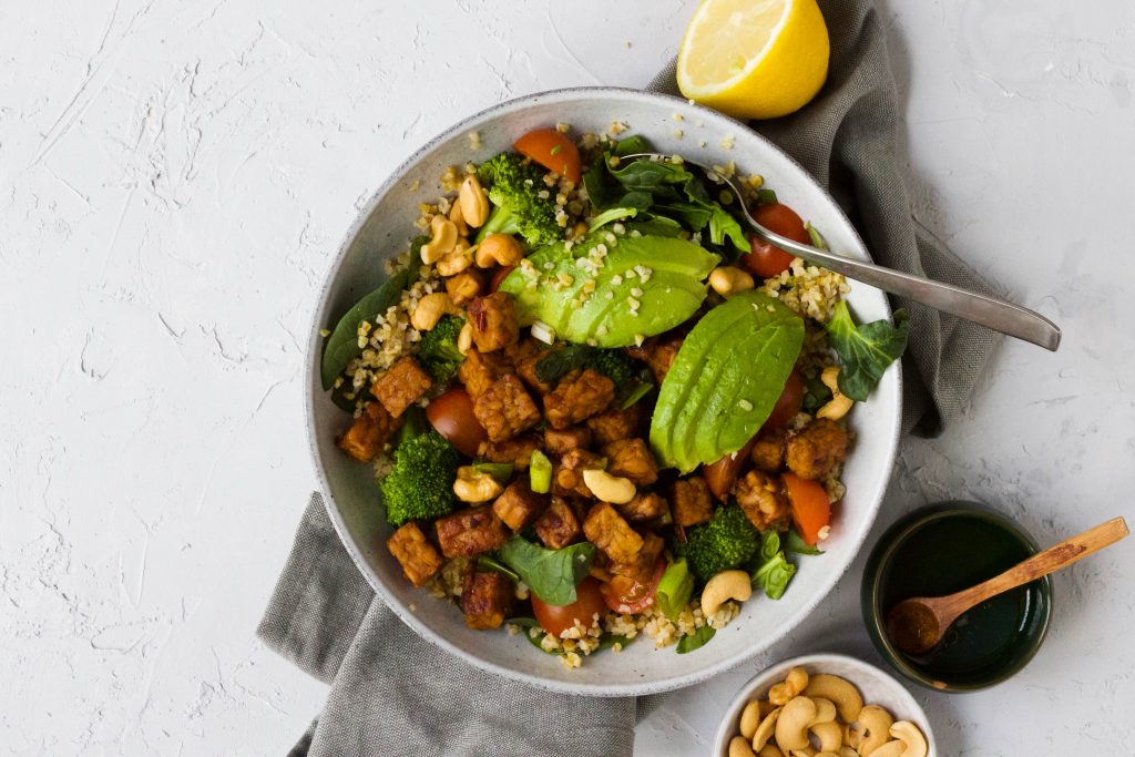 salade bulgur tempeh