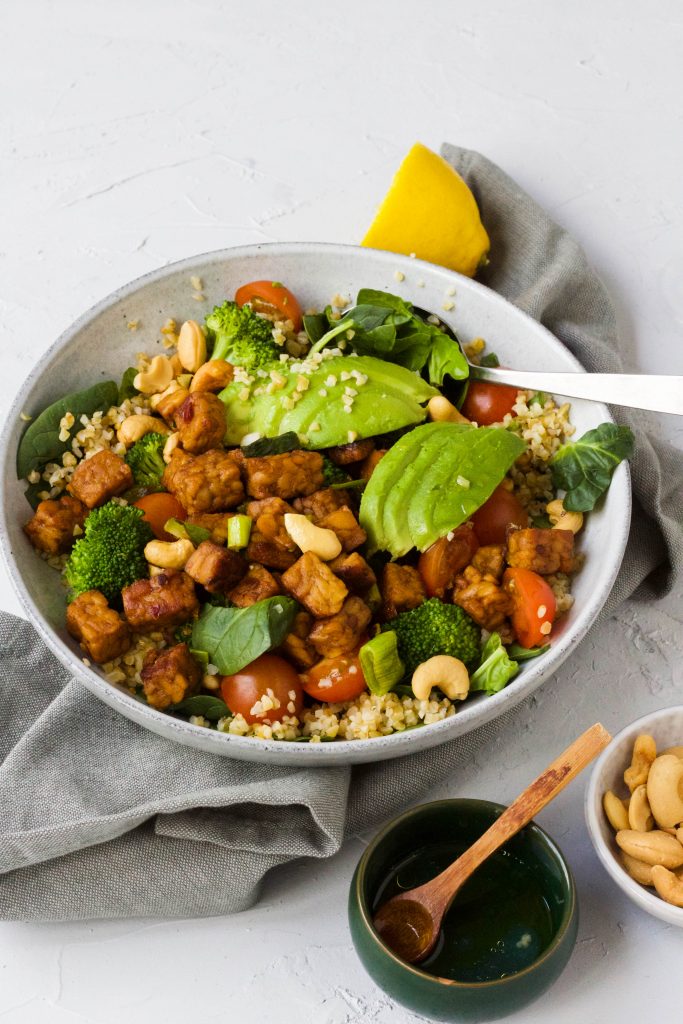 salade bulgur tempeh