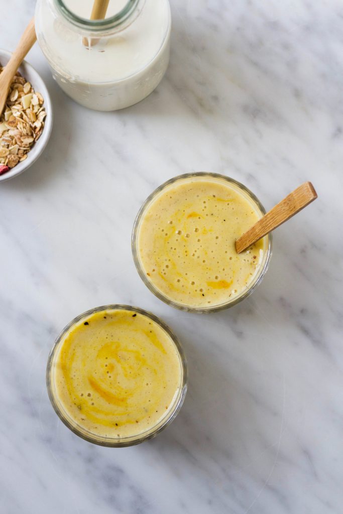 romige golden milk smoothie