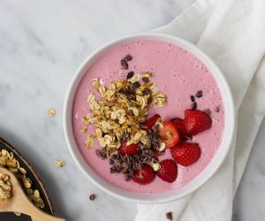 aardbei smoothiebowl