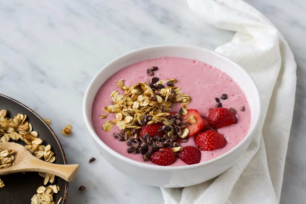 aardbei smoothiebowl