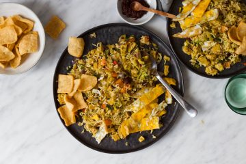 vegetarische nasi tempeh ei