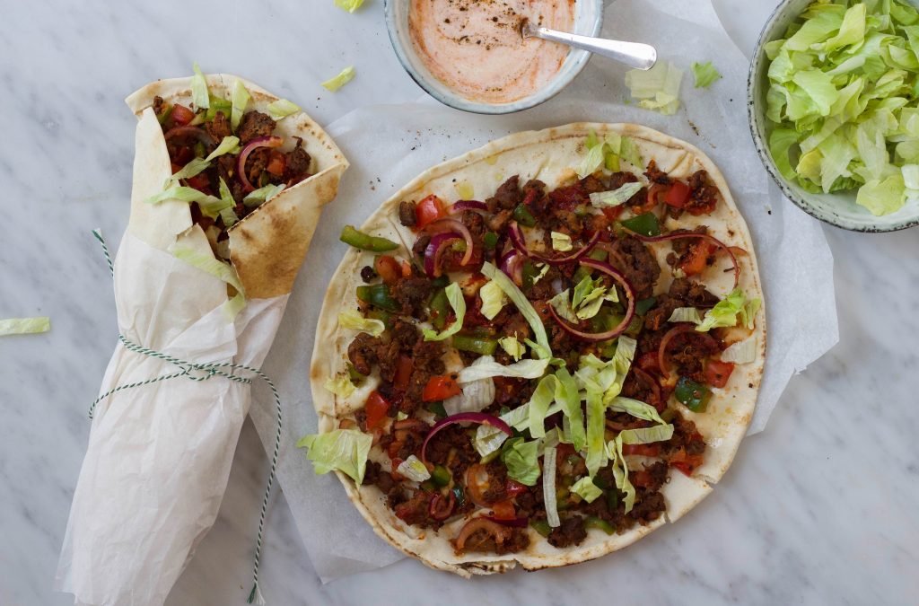 Turkse pizza gezond vegan