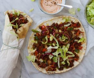 Turkse pizza gezond vegan